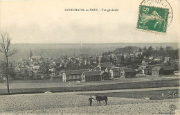 76 - Neufchatel En Bray - Vue Générale - Animée - Chevaux - Oblitération Ronde De 1918 - CPA - Voir Scans Recto-Verso - Neufchâtel En Bray