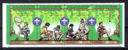 LIBYA 2.3.1982; 75e Aniversaire Scouts Libyenne; Michel-N°  980 - 983  ; MNH, Neuf ** - Libië