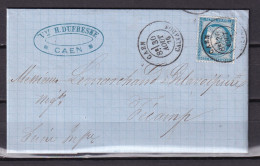 D 775 / LOT CERES N° 60 SUR LETTRE - 1871-1875 Cérès