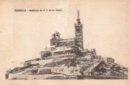 FRANCE - Marseille - Vue Générale De La Basilique De N D De La Garde - De L'extérieure - Carte Postale Ancienne - Unclassified