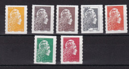 France Adhésifs N°1594/1600 - Neuf ** Sans Charnière - TB - Unused Stamps