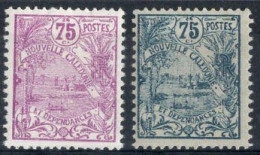 Nvelle CALEDONIE Timbres-Poste N°123* & 124* Neufs Charnières TB Cote : 2€50 - Unused Stamps