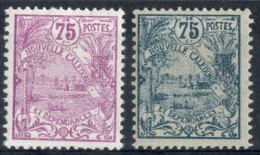 Nvelle CALEDONIE Timbres-Poste N°123* & 124* Neufs Charnières TB Cote : 2€50 - Nuovi