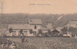 38 CHABONS     LE GRAND-LEMPS. Ecole Libre De Garçons  TB PLAN Env. 1920.    RARE - La Côte-Saint-André