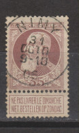 COB 77 Oblitération Centrale NIMY - 1905 Grosse Barbe