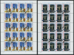 SAN MARINO 1465/6 KB O, 1991, Europäische Weltraumfahrt In Kleinbogen, Pracht, Mi. 160.- - Autres & Non Classés