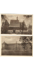 Polen Polska   2 X BEUTHEN BYTON AMTSGERICHT + KIRCHE Nr 999d1 - Polen