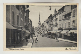 CPSM VILLEFRANCHE SUR SAÖNE (Rhône) - Rue Nationale - Villefranche-sur-Saone