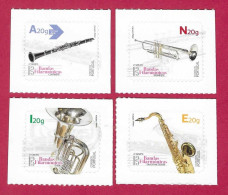 Portugal  19.02.2024 ,  Bandas Filarmónicas / Musikinstrumente - Self-adhesive / Selbstklebend -Postfrisch / MNH / (**) - Nuevos