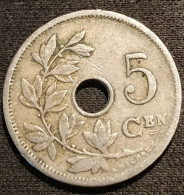 BELGIQUE - BELGIUM - 5 CENTIMES 1906 - Légende NL - Léopold II - Type Michaux - KM 55 - 5 Cents