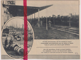 Oorlog Guerre 14/18 - Roemenie - Buzau, Petroleum Trein Train - Orig. Knipsel Coupure Tijdschrift Magazine - 1917 - Non Classés