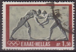 Jeux Olympiques De Munich - GRECE - Lutteurs - N° 1093 - 1972 - Gebruikt