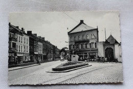 Cpsm, Gosselies, Place Albert 1er, Monument Au Roi Chevalier, Belgique - Charleroi