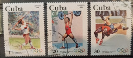 Cuba Kuba - Olympia Olimpiques Olympic Games -  Los Angeles'84 - 3 Stamps - Used - Ete 1984: Los Angeles