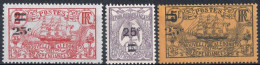 Nvelle CALEDONIE Timbres-Poste N°127*, 128* & 129a* Neufs Charnières TB Cote : 6€50 - Ongebruikt