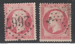 TBE/ LUXE 2  Nuances N°24 Cote 130€ - 1862 Napoléon III
