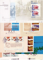Azoren   Europa Cept Blokken 1981 T.m. 1988 Gestempeld - Colecciones