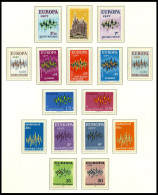 EUROPA UNION **, 1972, Sterne, Kompletter Jahrgang, Pracht, Mi. 178.- - Verzamelingen