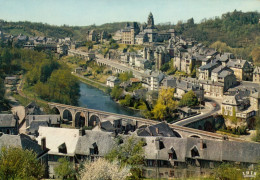 CPSM-19- UZERCHE - La Perle Du Limousin - Vue Panoramique - La Vézère* 2 Scans - Uzerche