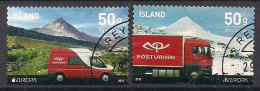 Island  (2013)  Mi.Nr.  1394 D + 1395 D  Gest. / Used  (12hg05)  EUROPA / MH / From Booklet - Gebruikt