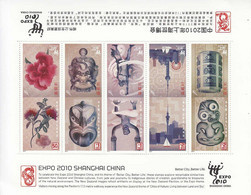 2010 New Zealand Expo Shanghai Miniature Sheet Of 5 MNH @ BELOW FACE VALUE - Ungebraucht