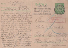 9889 - Postkarte - 1936 - Postal Services