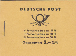 DDR  MH 3 B I, Postfrisch **, Fünfjahresplan 1960 - Markenheftchen