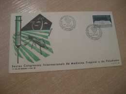 LISBOA 1958 Medicina Tropical Paludismo Malaria Insect Medicine Health Sante FDC Cancel Cover PORTUGAL - Disease