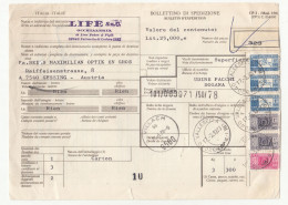 Italy Parcel Card 1978 Vallesella Di Cadore B240401 - Postpaketten