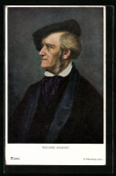 AK Richard Wagner, Portrait Als Jüngerer Mann  - Artistes