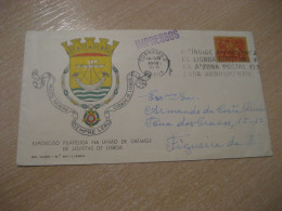 LISBOA 1958 To Figueira Da Foz Expo Fil Uniao Gremios Lojistas Cancel Cover PORTUGAL - Cartas & Documentos