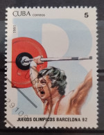 Cuba Kuba - Olympia Olimpiques Olympic Games -  Barcelona'92 - WEIGHTLIFTING - Used - Zomer 1992: Barcelona