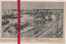 Oorlog Guerre 14/18 - Braila Roumanie - Haven Veroverd, Le Port - Orig. Knipsel Coupure Tijdschrift Magazine - 1917 - Non Classificati