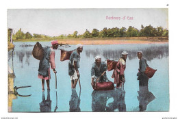 Postcard Egypt Porteurs D'eau Water Carriers In River Men Workers Unposted - Afrique
