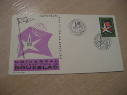 CTT SIR 1958 Bruxelles Belgium FDC Cancel Cover PORTUGAL - Lettres & Documents