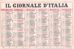 XK 669 Calendarietto Tascabile 1959 Il Giornale D'Italia - Formato Piccolo : 1941-60