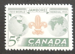 CANADA YT 283 NEUF**MNH" SCOUTISME" ANNÉE 1955 - Neufs