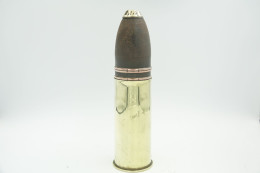 Militaria - Ammunition : Original French Model 1888 37MM High Explosive - WW1 1916 - Weapon Deactivated Shell - L = 17 - Decorative Weapons