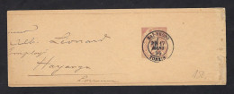 TONKIN, Entier Postal De HAI-PHONG 1894, Bande Pour Imprimé Complète, Très Beau - Briefe U. Dokumente