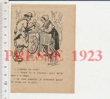 Humour 1923 Marchande D'oeufs Prix La Douzaine Vie Chère Oeuf Sur Le Plat à La Coque Alimentation 231XZ1 - Sin Clasificación