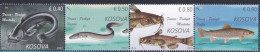 KOSOVO 2022,FAUNA,FISHES,,MNH - Kosovo