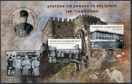 Turkey 2019. Centenary Of Mustafa Kemal's Arrival In Ankara (MNH OG) S.Sheet - Ongebruikt
