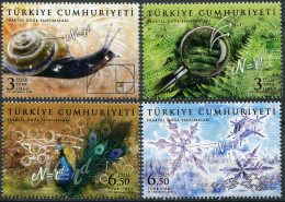 Turkey 2020. Fractal Views Of Nature (MNH OG) Set Of 4 Stamps - Nuovi