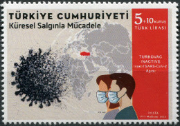 TURKEY - 2022 - STAMP MNH ** - Struggle Against COVID-19 - Unused Stamps