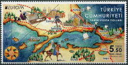 Turkey 2020. Ancient Postal Routes (MNH OG) Stamp - Nuevos