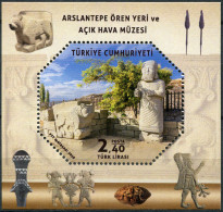 Turkey 2019. Arslantepe Archeological Site (MNH OG) Souvenir Sheet - Unused Stamps