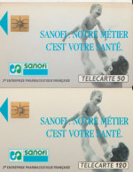 B12 - F122 Et F123 - SANOFI, 50 Et 120 U, Pour 1 Euro - Sin Clasificación