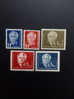 DDR MI-NR. 251-255 POSTFRISCH(MINT) PRÄSIDENT WILHELM PIECK (I) 1950 - Unused Stamps