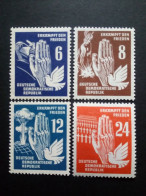 DDR MI-NR. 276-279 POSTFRISCH(MINT) FRIEDEN 1950 - Unused Stamps