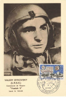 AVIATION ESPACE #FG46974 VALERY BYKOVSKY URRS RUSSIE LE BOURGET CARTE MAXIMUM - Espace